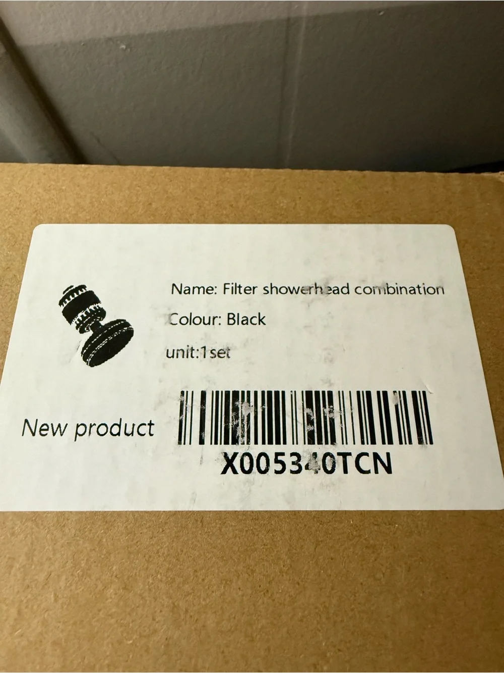 Filter Shower Head - Matte Black